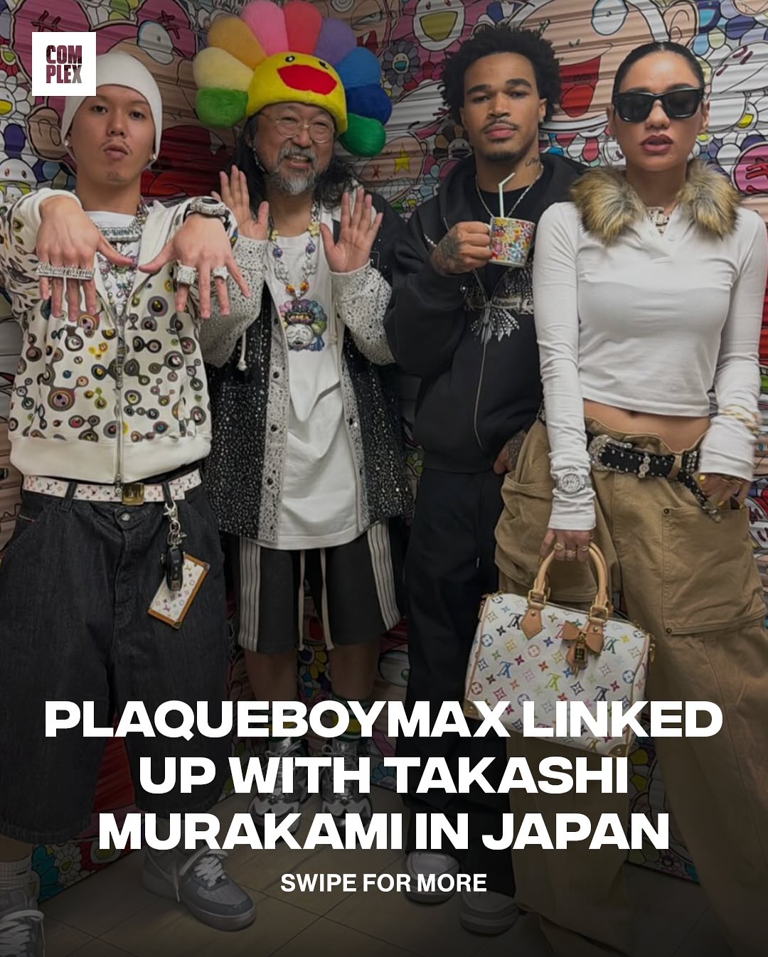 @plaqueboymax pulled up to Japan and linked up with @takashipom and @sorry_wavy 🔥🔥

He also spoke with him about Kai Cenat’s brand Vivet, and asked Takashi if he’d ever collaborate with him
