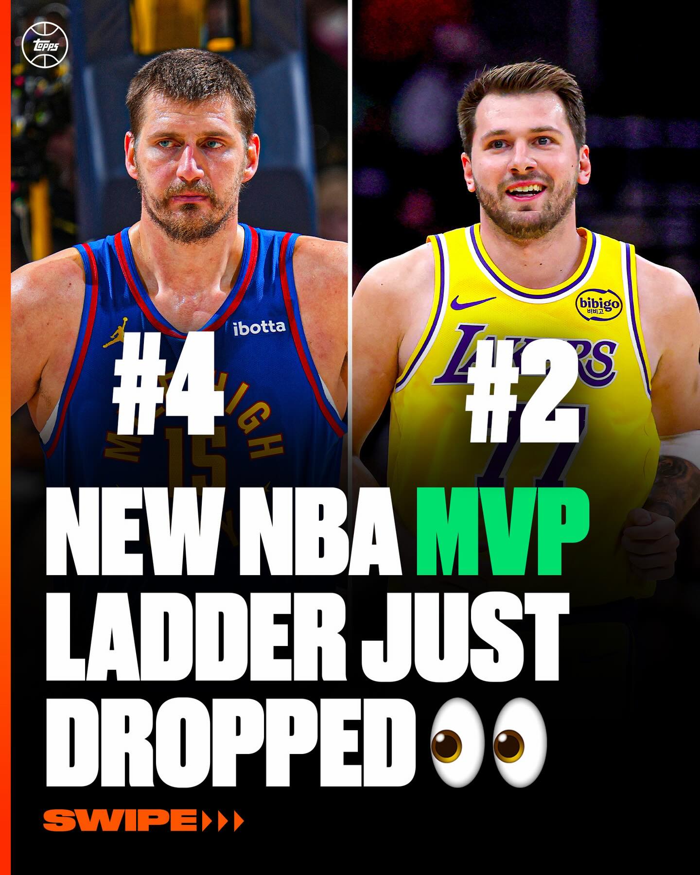 NBA just released their new MVP ladder, with Luka Doncic jumping in the rankings 👀

Who deserves MVP? 🤔