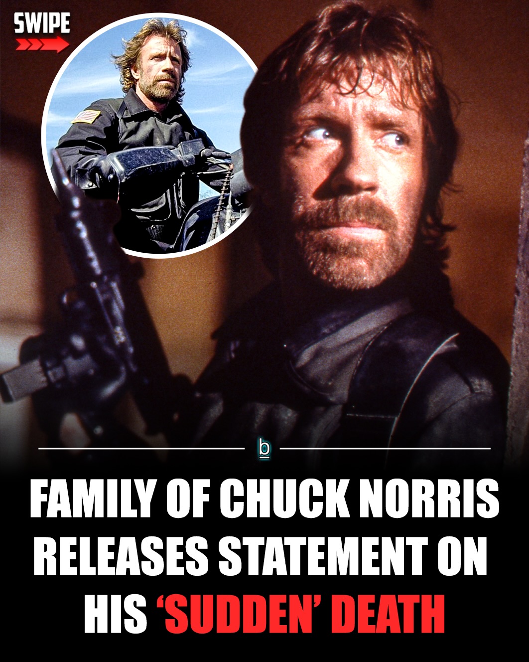 The family of Chuck Norris announced that the actor and martial artist had passed away on the morning of Friday, March 20. Norris, best known for his starring role in the series Walker, Texas Ranger, was 86 years old. 

After reports of a hospitalization earlier in the week, Chuck Norris’ family took to his official Instagram account to announce that his “sudden passing” happened on the morning of Thursday, March 19 and that he was surrounded by loved ones. 

At this time, Norris’ cause of death has not been publicly disclosed.

“It is with heavy hearts that our family shares the sudden passing of our beloved Chuck Norris yesterday morning. While we would like to keep the circumstances private, please know that he was surrounded by his family and was at peace,” the statement begins.

“To the world, he was a martial artist, actor, and a symbol of strength. To us, he was a devoted husband, a loving father and grandfather, an incredible brother, and the heart of our family. 

“He lived his life with faith, purpose, and an unwavering commitment to the people he loved. Through his work, discipline, and kindness, he inspired millions around the world and left a lasting impact on so many lives.”

“While our hearts are broken, we are deeply grateful for the life he lived and for the unforgettable moments we were blessed to share with him. The love and support he received from fans around the world meant so much to him, and our family is truly thankful for it. To him, you were not just fans, you were his friends.”

“We know many of you had heard about his recent hospitalization, and we are truly grateful for the prayers and support you sent his way. As we grieve this loss, we kindly ask for privacy for our family during this time. Thank you for loving him with us.”

Our thoughts are with Norris’ friends, family, fans, and various loved ones during this difficult time.

#chucknorris #guys #dudes #men