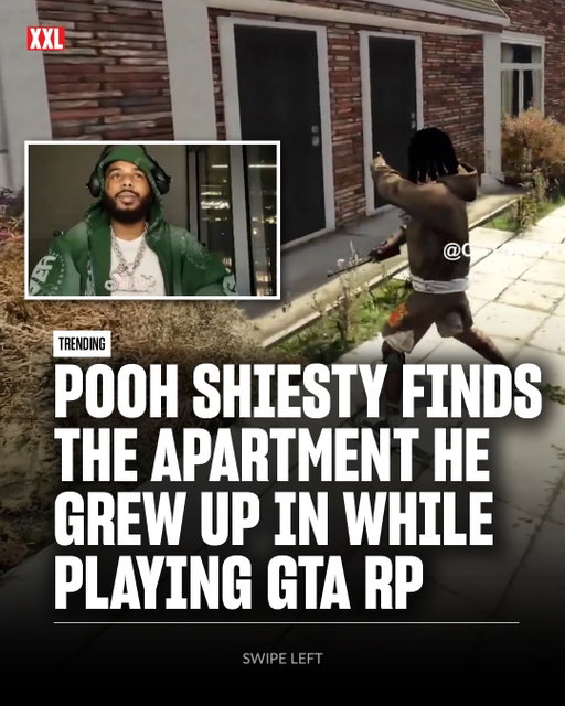 Pooh Shiesty pulls up to Cane Creek Apartments in Memphis on his Shiesty Season GTA RP server and points out the exact apartment he grew up in. 🎮😭