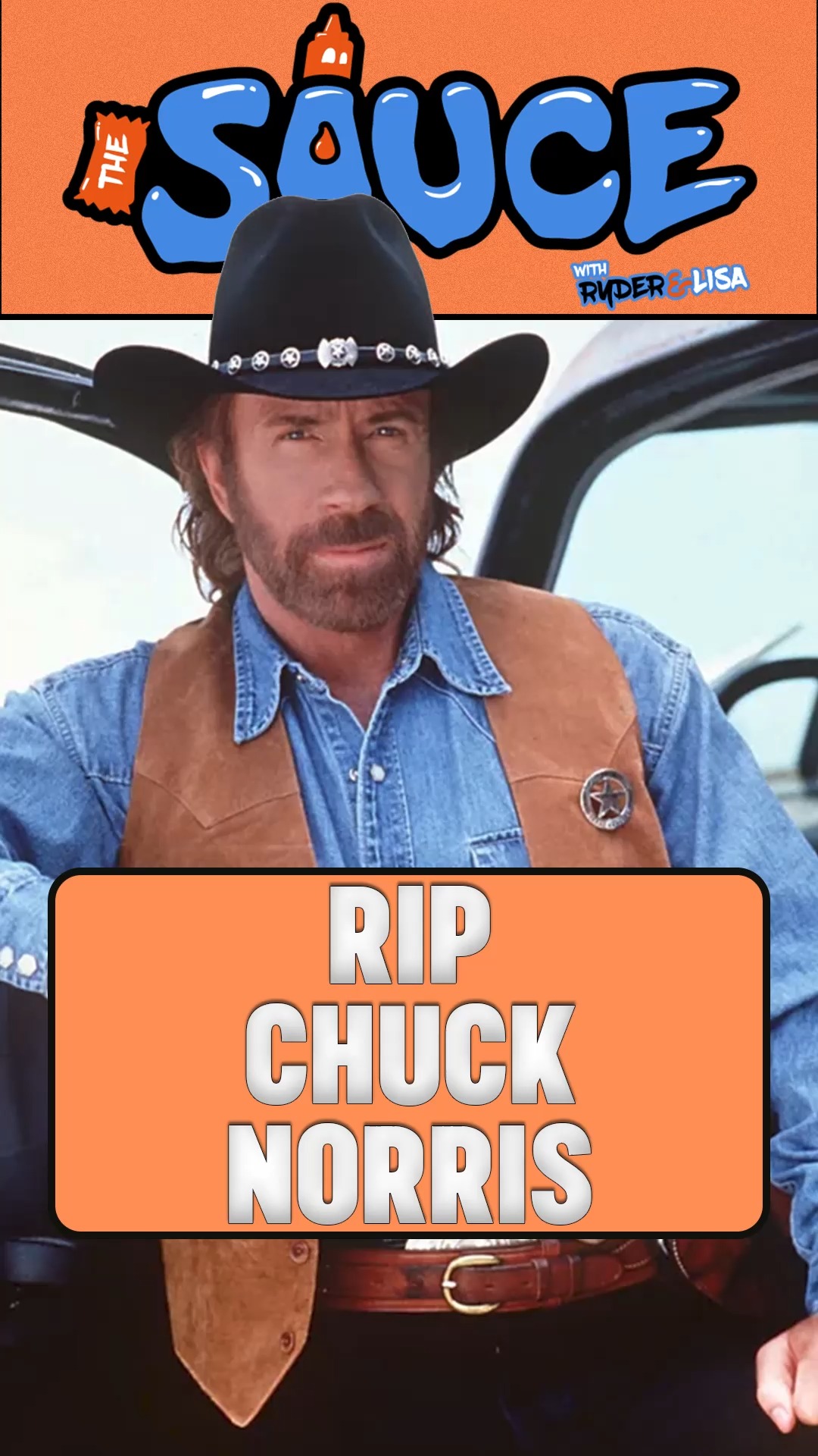 Rest in peace to a true legend, Chuck Norris, who sadly passed away this morning.

Ryder and Lisa shared their favourite Chuck Norris jokes today to celebrate the icon’s life and legacy.

Do you have a favourite Chuck Norris joke?

Presented by @justbitememeals