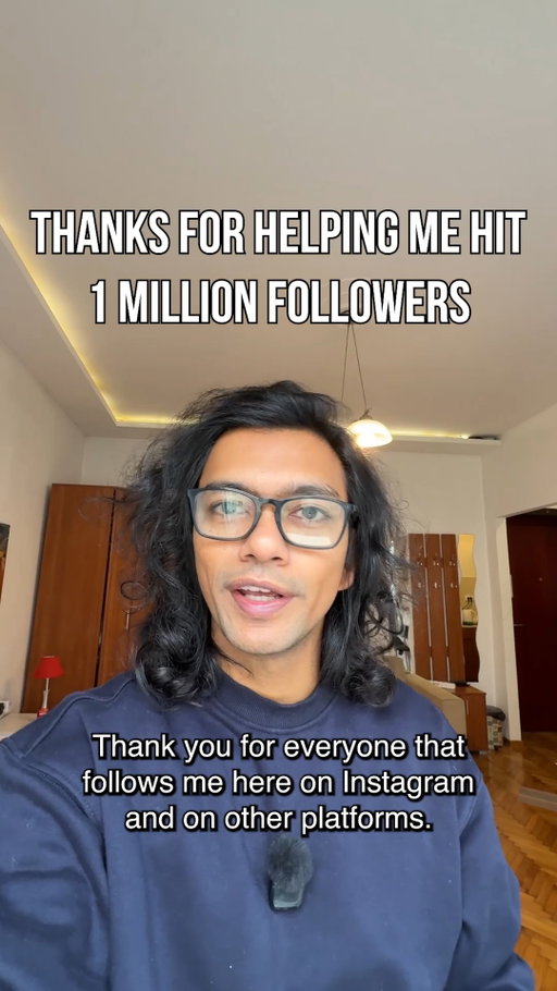Thanks Y'all For Helping Me Reach 1 Million Followers ❤️