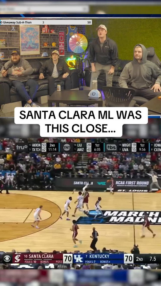 Kentucky avoids elimination vs Santa Clara…

#marchmadness #cbb