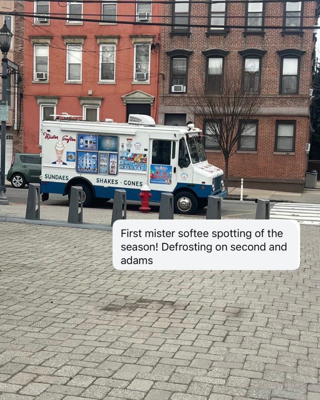 happy friday, everyone 💃

just a few things that made us laugh, smile + spiral a little this week⤵️
 🍦 mr. softee season is officially back (run, don’t walk)

🎤☕️ we’re living for these hannah montana moments from @bakedbyotok, truly in our best of both worlds era 

🐶 a cute pup moment 
 ✨ ilona in hoboken and no we’re still not over it
 🥢 a new poke spot has landed in town
 🛍️ hoboken has the viral trader joe’s tote bags… proceed accordingly

never a dull moment around here! hope everyone has the best weekend :)
