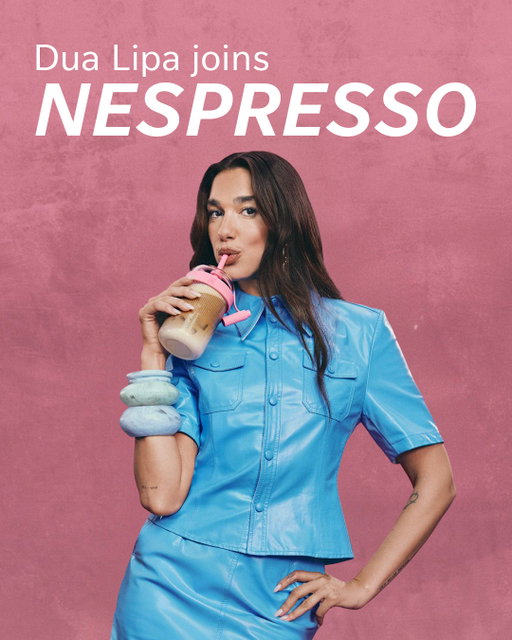 Global pop superstar @dualipa joins @nespresso as new Global Brand Ambassador. ☕

A new era rooted in culture, creativity, and bold coffee choices. Let the exploration begin.