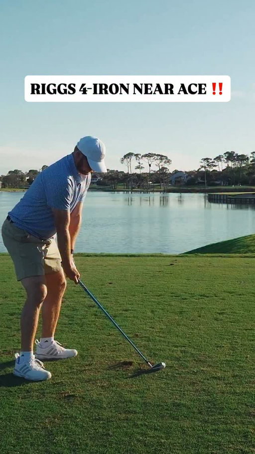 RIGGSY SCARES THE HOLE FROM 200. EASY BIRD FOR THE BOYS.

The @TaylorMadeGolf TP5X Stripe rolled right by it, then Frankie’s TP5 rolls right in the heart!