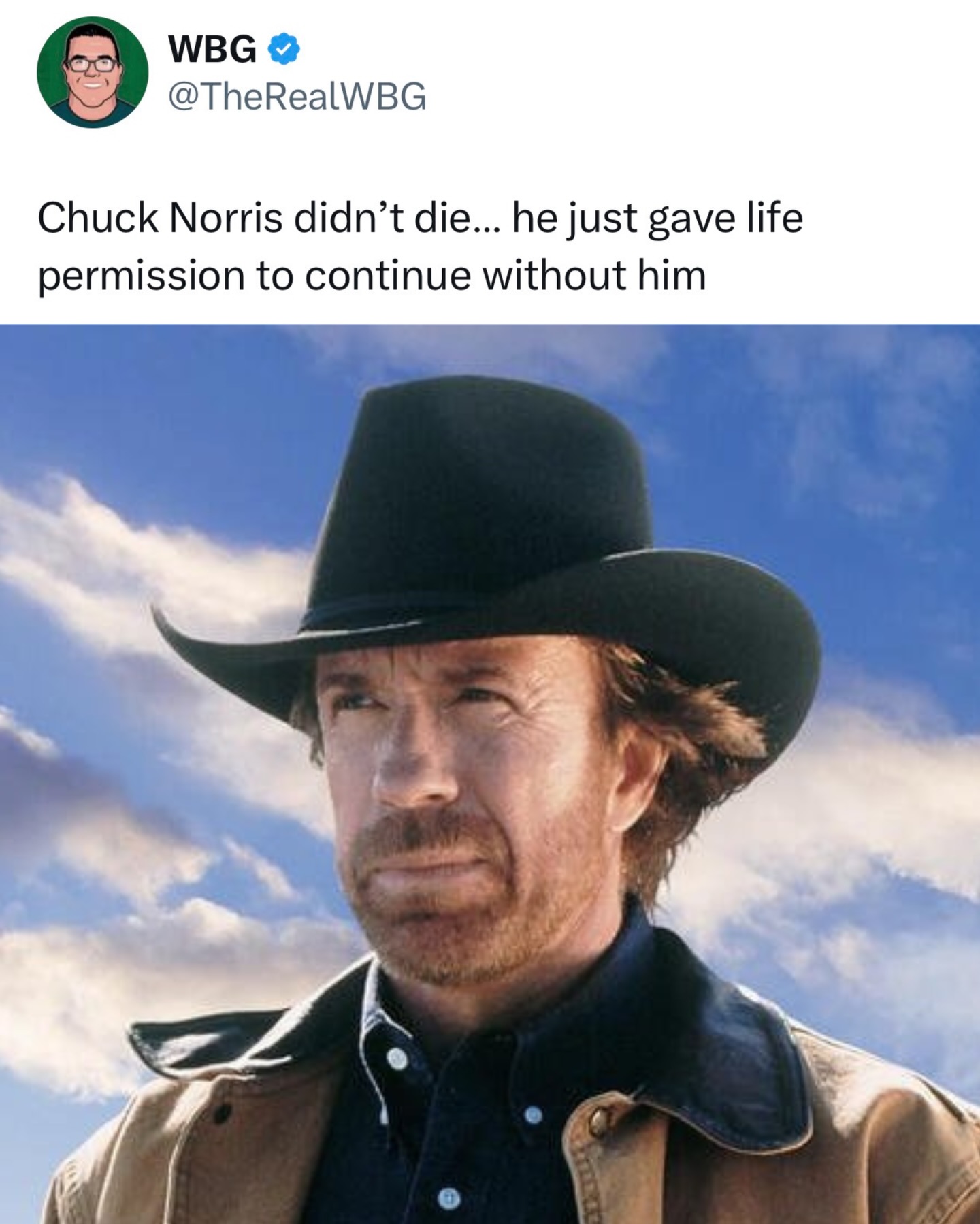 RIP Chuck Norris 🙏
