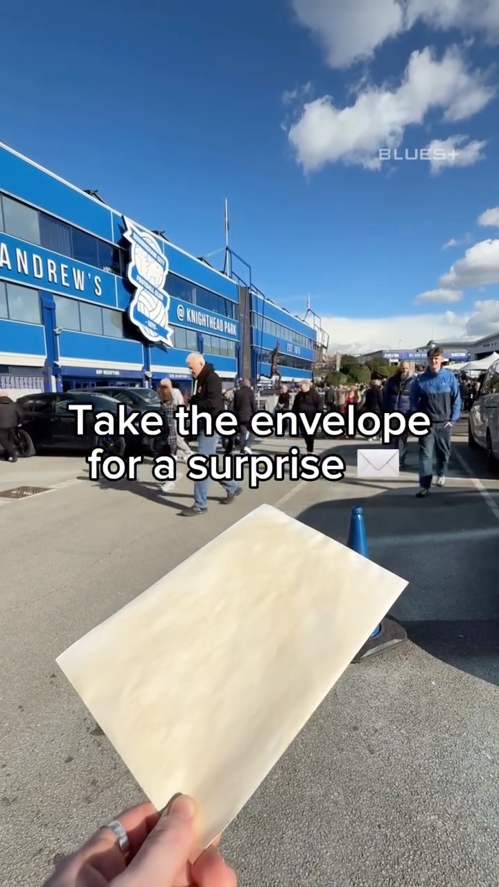 Take the envelope for a surprise! ✉️

Thanks to @netflixuk and @peakyblinders: The Immortal Man, these 8 lucky fans will enjoy hospitality in the Garrison for our clash against Blackburn Rovers.