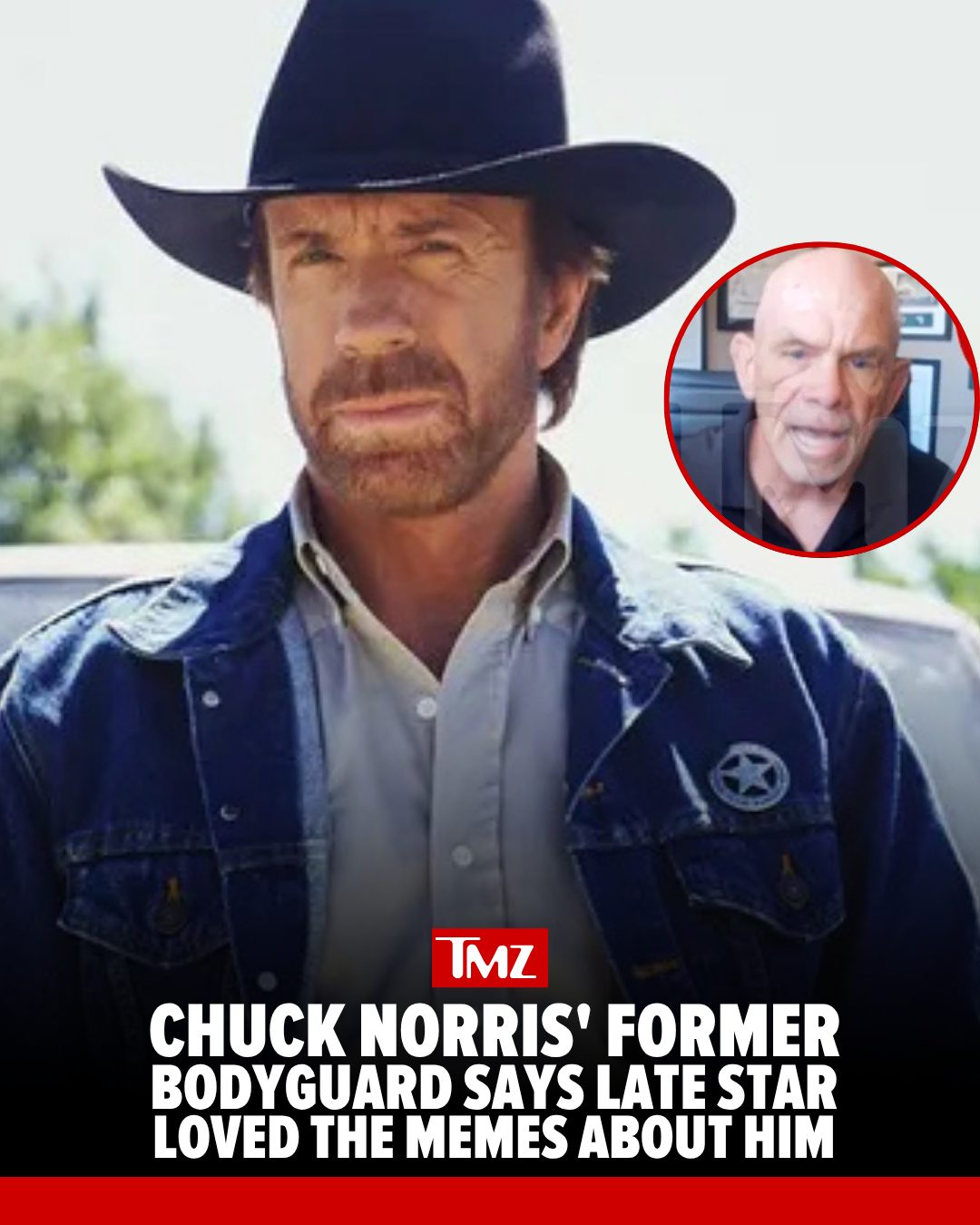 💓 Chuck Norris had a great sense of humor, and all the memes about him tickled his funny bone ... this according to his longtime bodyguard and sparring partner.

Full interview at the link in bio.