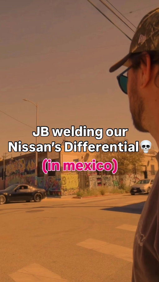 JB welding our Nissan 350z’s open diff💀