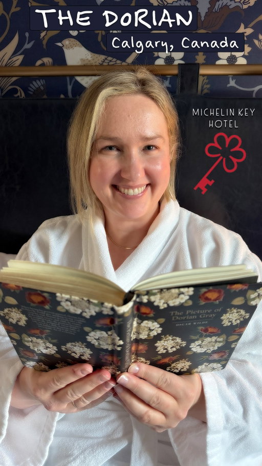 Michelin Guide recently started handing out Keys to hotels the same way they give Stars to restaurants. 🔑 Staying at The Dorian in downtown Calgary is my first time staying at a hotel with one of these coveted Michelin Keys. The Dorian is the first, and still the only, hotel in the city to have one. I love that the entire hotel is inspired by Oscar Wilde and his beloved classic The Picture of Dorian Gray. There are “Wilde” touches throughout that make it feel unique. 📖 

@thedorianhotel @tourismcalgary #calgary #yyc #yycliving #travelcanada #calgaryalberta
