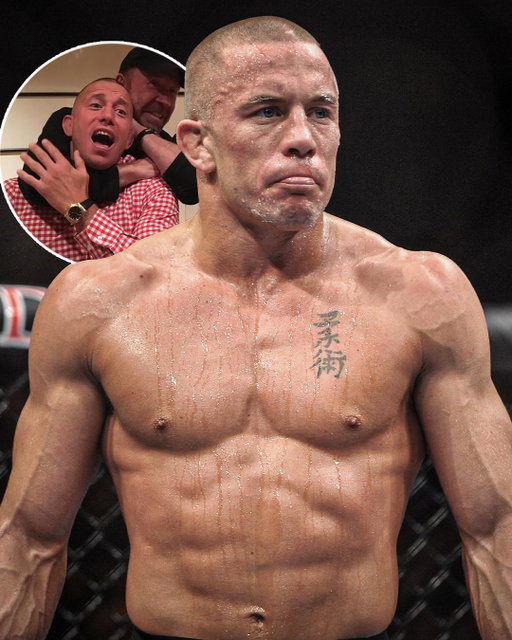 Georges St-Pierre posted a tribute to Chuck Norris with a picture of him being put in a rear naked choke ❤️

(📸 @georgesstpierre)