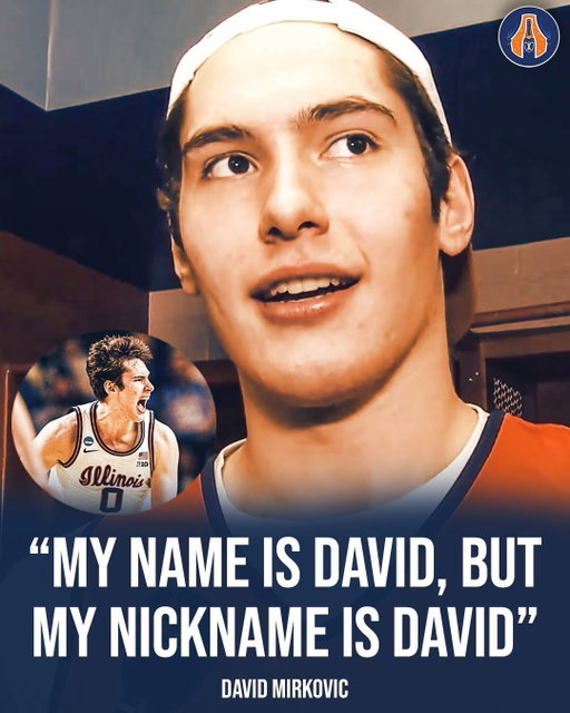 Is David Mirkovic the greatest #illini content generator of all time? 😂

This was his response when asked how to pronounce his name 🤣