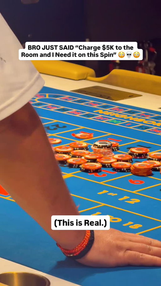 Some of the most impressive degeneracy ever seen. #roulette #betting #bets #casino #casinogames