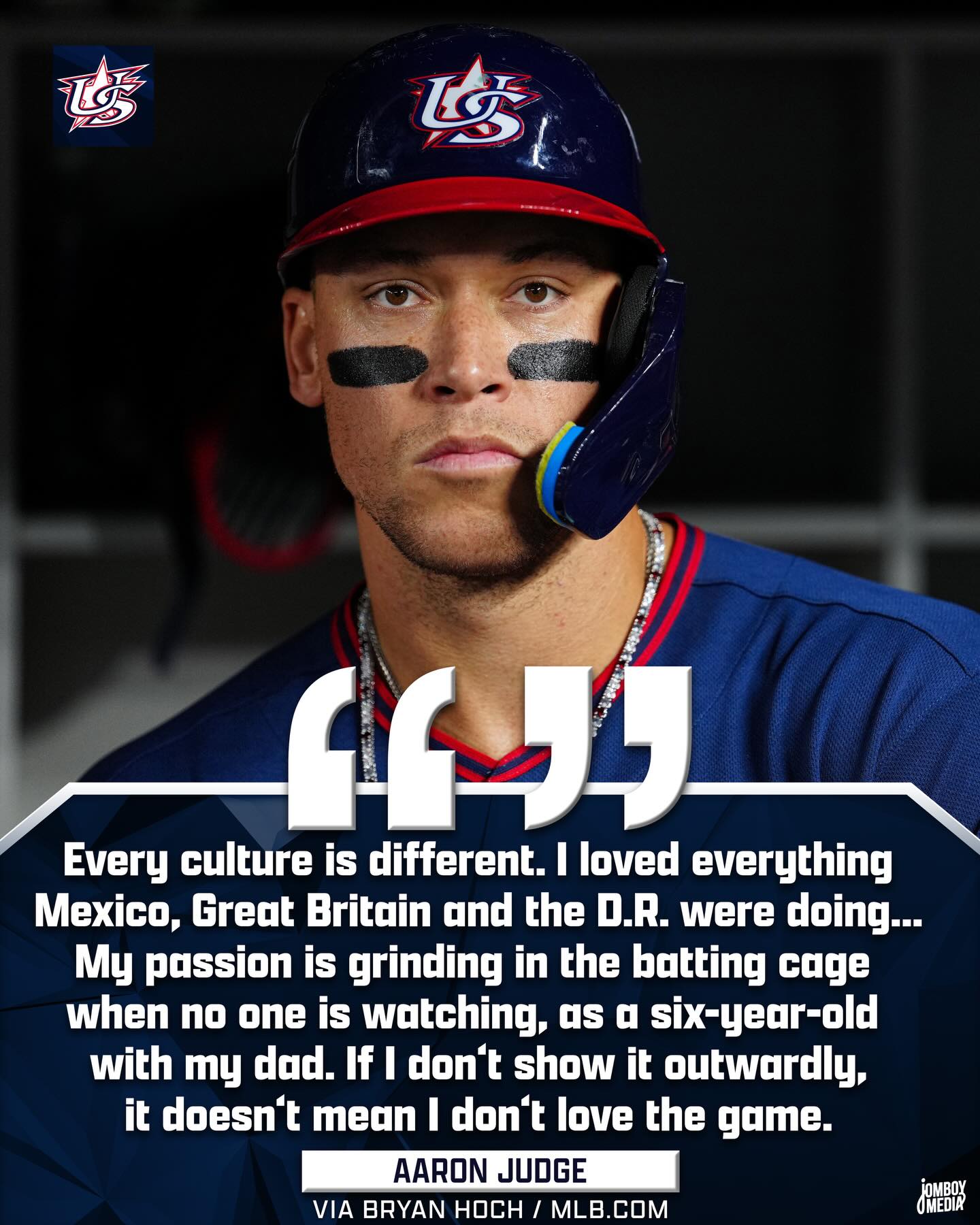 Aaron Judge says family and friends told him people were criticizing Team USA’s passion during the World Baseball Classic (via @bryanhoch)