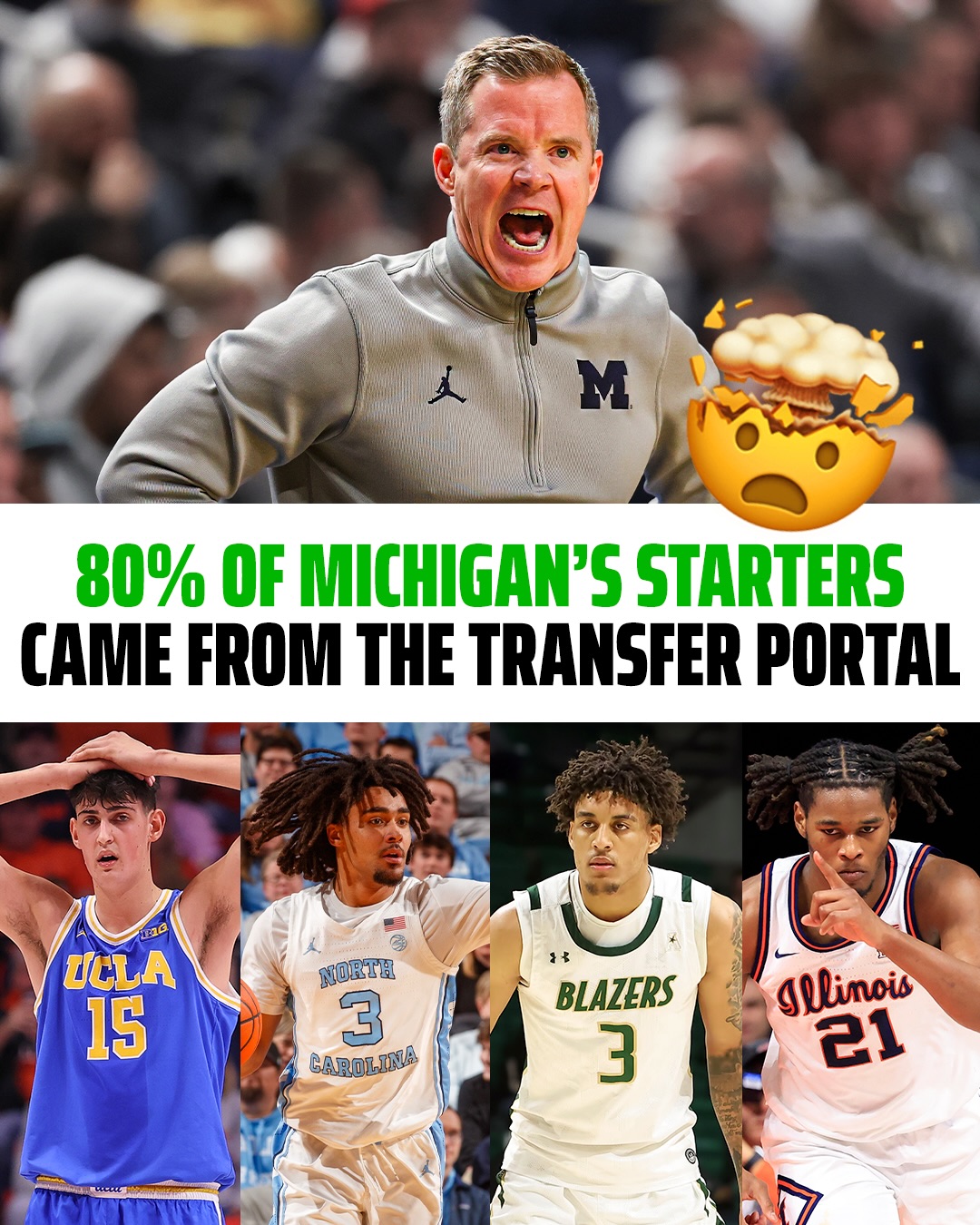Dusty May has been living in the transfer portal 😂