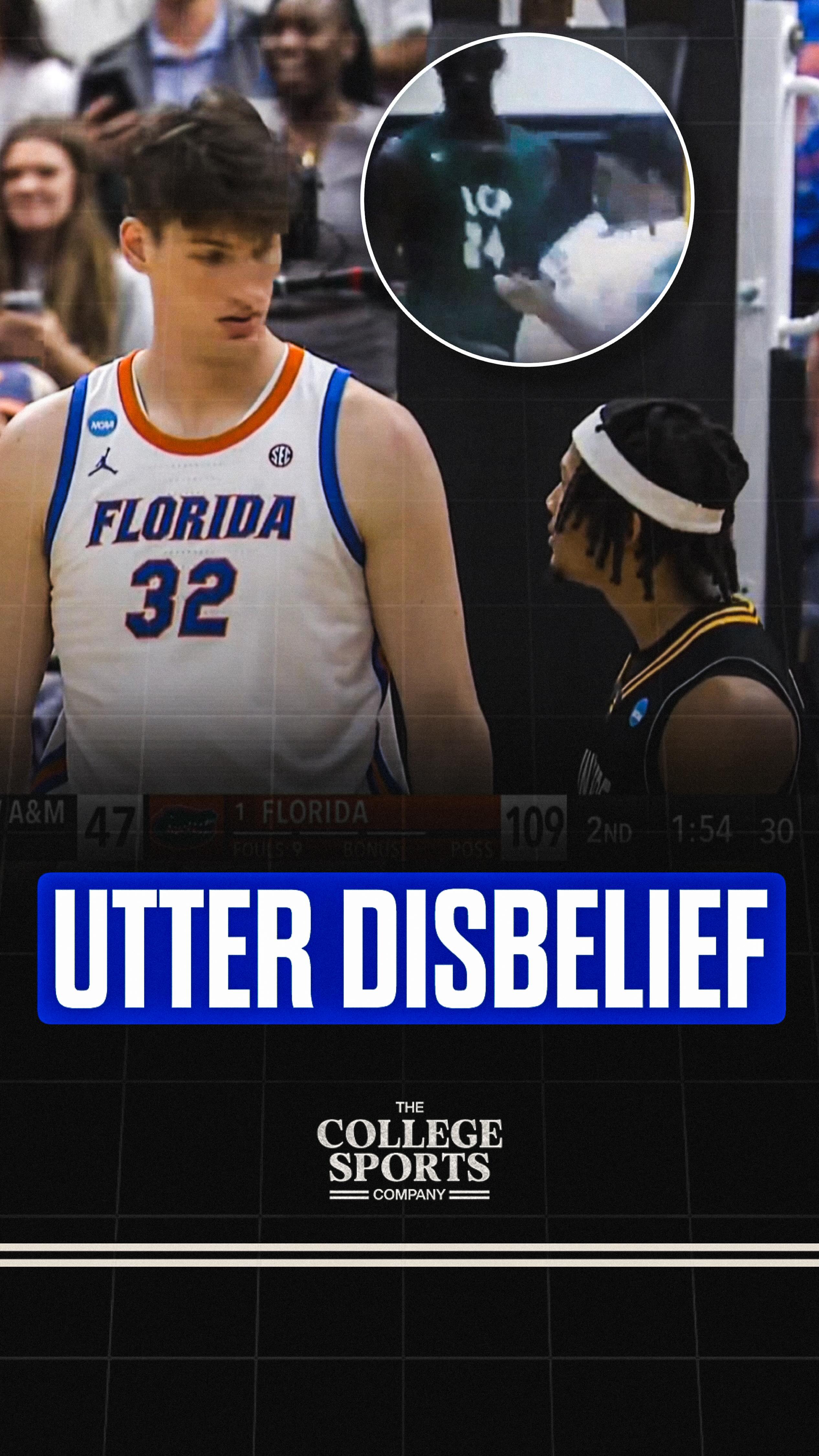 Olivier Rioux 🤝 Tacko Fall 

Prairie View A&M’s Hassane Diallo couldn’t believe what he was seeing 😭

#marchmadness #ncaatournament #basketball #cbb #collegebasketball