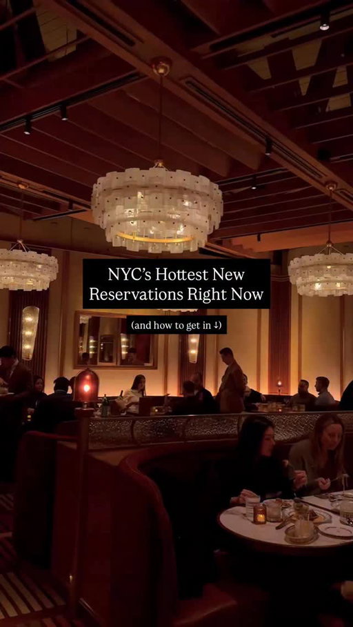 NYC’s hottest new tables right now and how to get in 👀✨🥂 (a little persistence required — but worth it). Good luck and happy hunting 🫶

📍@or.esh (SoHo)
📝 Reservations drop on DoorDash / Seven Rooms 7 days in advance and they go fast!
✨ Best bet: arrive at opening (~5pm) to put your name down for walk-ins — they’ll text if a table or bar seat opens up
🔁 Day-of tip: check DoorDash / Seven Rooms the morning of for cancellations — tables do pop up if you’re quick

📍@ambassadorsclubhousenyc (Nomad)
📝 Resy 2 weeks in advance 
✨ Best bet: walk-ins are accepted at the bar but very limited — better odds later in the evening vs right at open

📍@stars_nyc (East Village)
📝 Walk-in only (no reservations)
✨ Best bet: line up before opening (~3:45pm) for first seating. If you miss it, they’ll add you to the list and text when seats open up

📍@the86.nyc (West Village)
📝 DoorDash 2 weeks in advance. Extremely limited seating
✨ Best bet: walk in right at opening (~4pm) — they release a few bar seats each night (arrive no later than ~4:30pm)
🔁 Day-of tip: check DoorDash / SevenRooms morning of for cancellations — spots do occasionally pop up

—————————
🏷️
#nyceats #nycrestaurants #nycdateideas #nycfood #nycdining nycbars nycspots newyorkfood eatingnyc infatuationnyc nycdateideas nyclifestyle foodienyc nycfoodguide newopenings resy nycreservations doordash