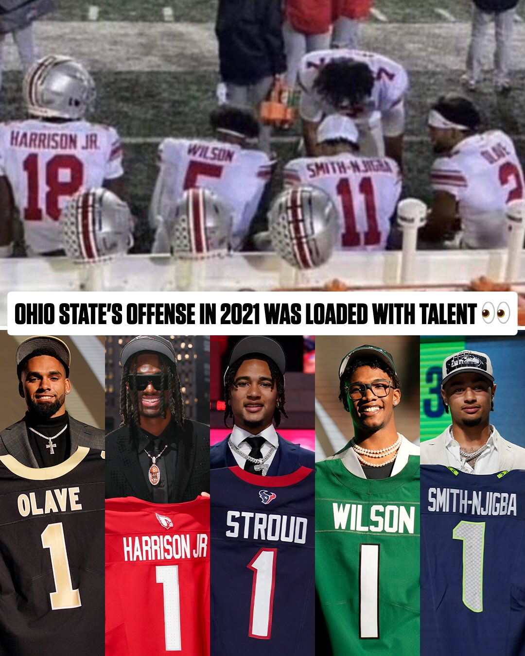 This roster was absolutely STACKED 👏

2026 NFL Draft – April 23-25 on NFLN/ESPN/ABC
Stream on @NFLPlus