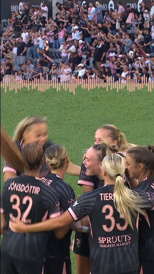 Goals at home just hit different with that home crowd support. 📢

Angel City is headed up to the Bay on Saturday night, 8:45pm ET kickoff on ION.