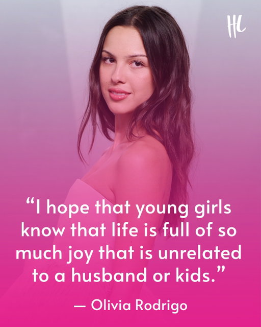 We're obsessed with her. 👏 Olivia Rodrigo wants young women to know that there's more to life than getting married and having children — but the Grammy Award winner still has an open heart and wants a family of her own someday. 

"I hope that young girls know that life is full of so much joy that is unrelated to a husband or kids. But, uh … that being said, I want to be a mom more than anything,” Olivia admitted in her interview with British Vogue. 

She went on to explain that she "already" feels like she's "done a lot in [her] career that [she has] wanted to do and feel more mature for [her] age than maybe [she] should." (📸: Getty Images)