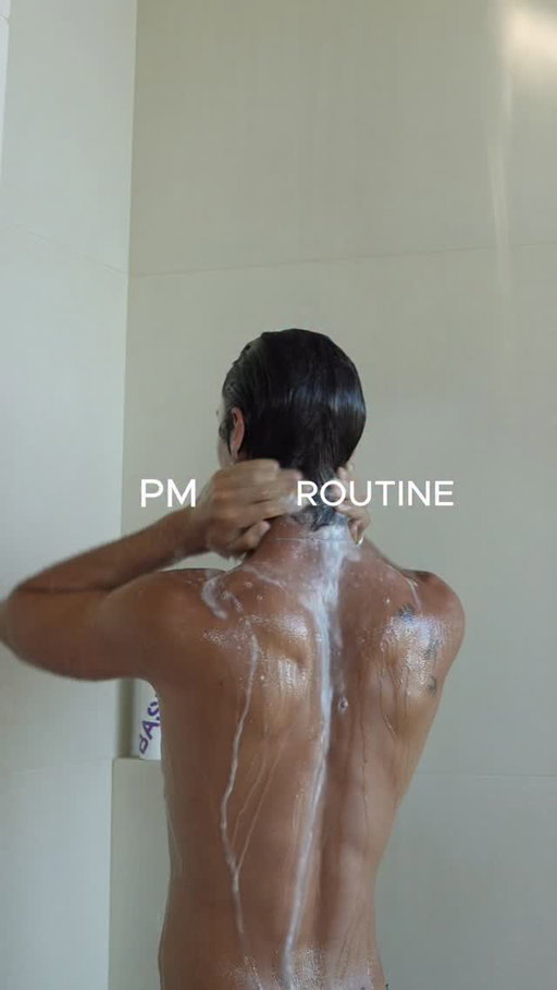 Nightly routine🌙🧴 
#skincare #hair #nathan #model #primenathan