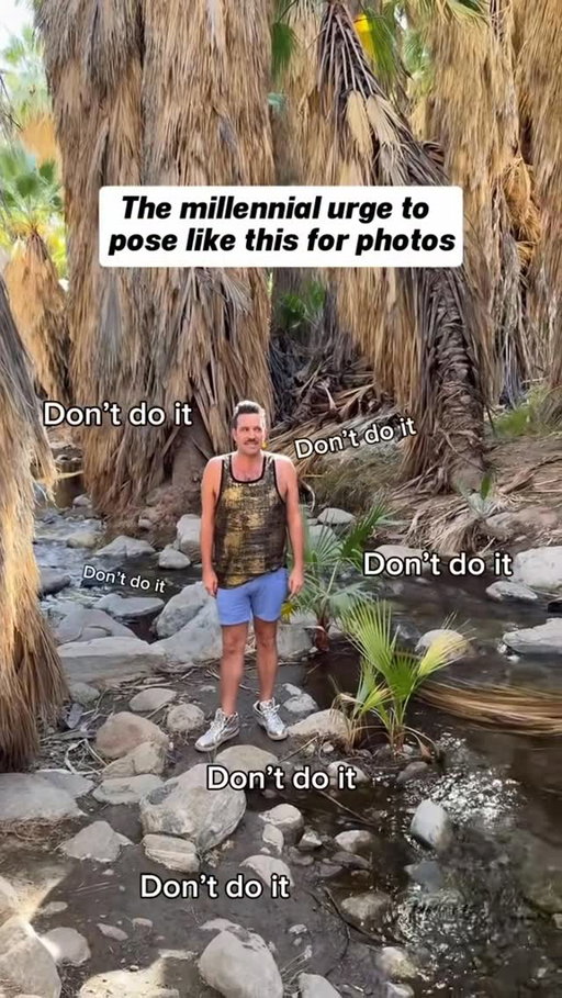 Why are we like this 🫣
✌️
Where are my millennials at??

This was in the Agua Caliente Indian Reservation with @redjeeptours in Palm Springs, California.

#millennials #forthetravelers @visitgreaterps @visitpalmsprings
