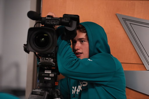 Mack the camera man. 🎥