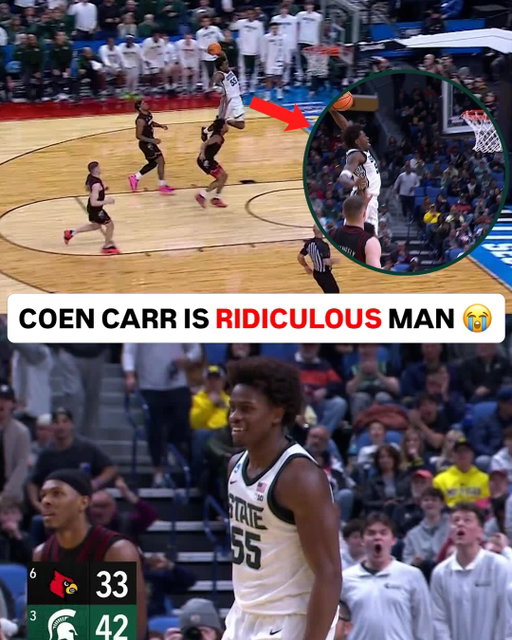 COEN CARR ROCKS THE RIM 🫨

#MarchMadness