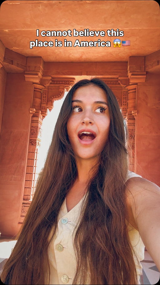 I seriously felt like I was in another country for a second 🤯⬇️ follow @hollandcouple for more travel recommendations!

📍 Location: BAPS Shri Swaminarayan Mandir, Chinó Hills, California.

🎟️ Parking and Entrance is free

🛕 The Temple: this place is unreal. Everything is made of hand-carved marble and sandstone, and every detail is insane. The pieces were made in India, shipped to the US and assembled like legos here. It’s also an active place of worship, so it’s very peaceful and quiet. Be respectful, this is a sacred place.

⏰ Hours: the mandir is open daily, but the temple itself has specific visiting times (usually 9am–12pm and 4pm–7:30pm). The overall campus/visitor center is open around 9am–7:30pm.

🍽️ Food: they have a café/food court on-site with Indian food and snacks, plus a small shop.

📸 Rules: no photos or videos inside the temple at all, and no drones anywhere without permission. You can take photos and videos outside though. 

👕 Dress Code: shoulders, chest, and knees must be covered. No shorts, crop tops, or sleeveless shirts. If needed, they’ll give you wraps at the entrance. 

👟 Shoes: you’ll need to remove your shoes before going inside.

💧 It can get pretty hot, so bring water and take your time walking around.

Let me know in the comments if you have any questions! 👇

#california #hindutemple #indiantemple #losangeles #travel things to do in California | Indian temple in California | Hindu temple near Los Angeles LA
