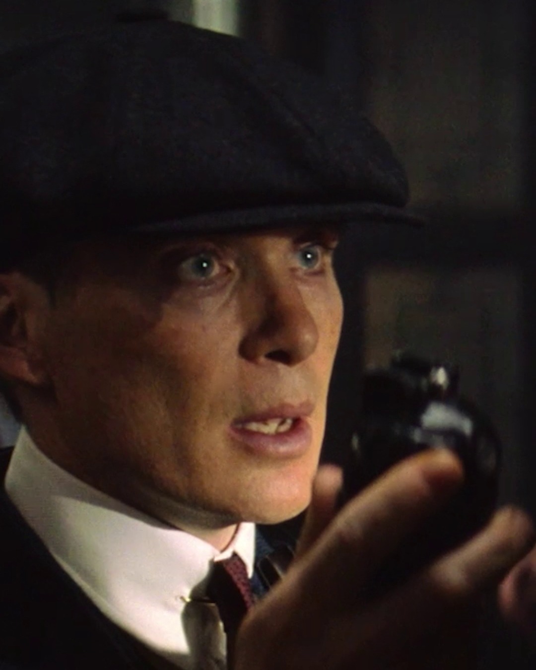 He knows who Tommy Shelby is now. 

📺: PEAKY BLINDERS: THE IMMORTAL MAN, now playing