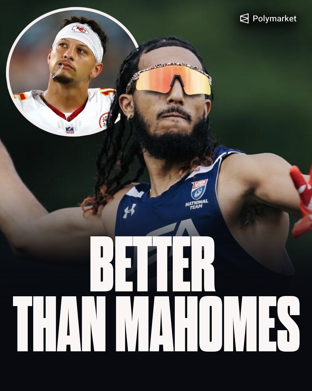 Team USA’s flag football team just beat 2 teams led by NFL players by a combined 82-27.

Darrell Doucette (who called himself better than Mahomes in 2024) beat Tom Brady and Joe Burrow.