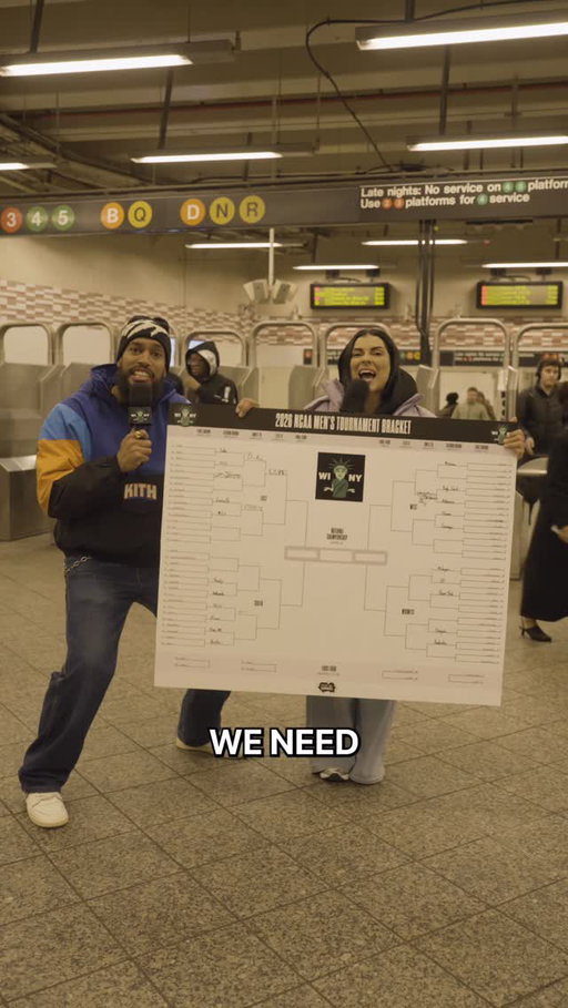 MADNESS: We asked NYers to help us fill out our March Madness bracket. Guess who they have going all the way? Stay tuned! #whatisnewyork
