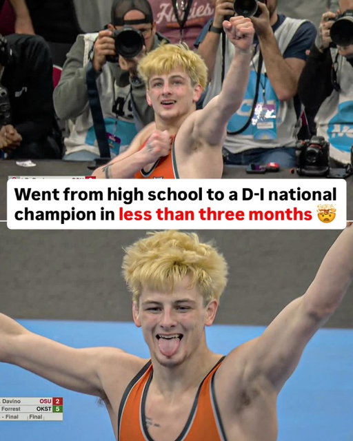 Jax Forrest left high school early at the end of 2025 and enrolled early at Oklahoma State.

Less than three months later, he just finished his freshman season undefeated with a national title at 133 lbs 🔥👏