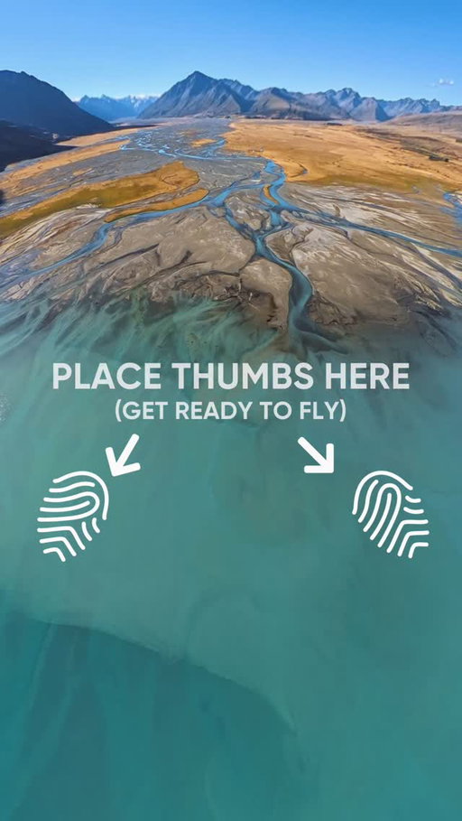 Place your thumbs here to fly A1 👀
Reframing made easy with A1 - 249g 360 drone