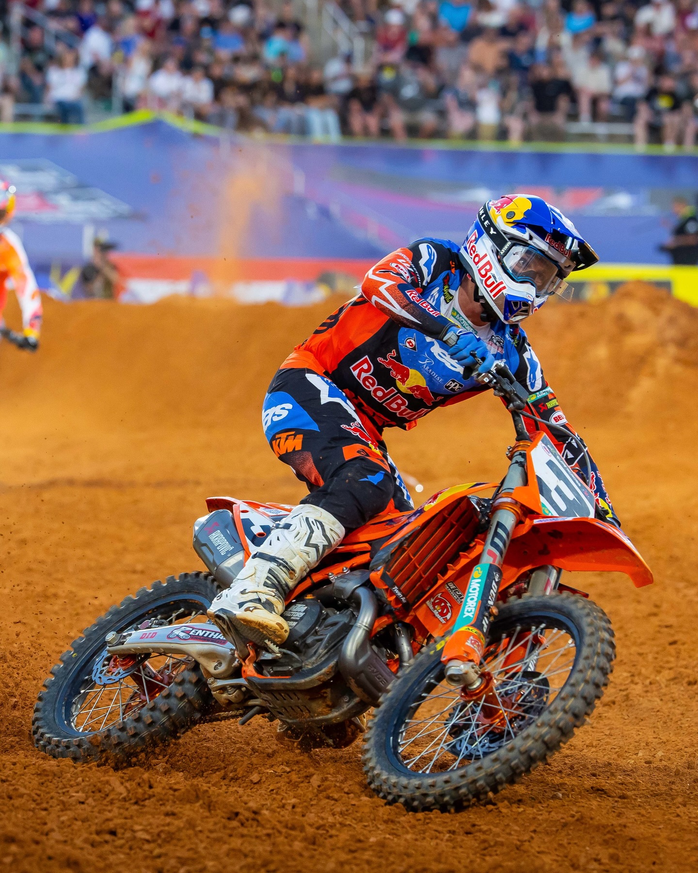 An eighth podium of the year keeps Eli Tomac in the title fight following Birmingham. 🥉

P3 was the end result at Round 10 for the Red Bull KTM Factory Racing rider after an eventful night out. 
Onto Detroit! 🙌

#KTM #ReadyToRace #Supercross #SMX