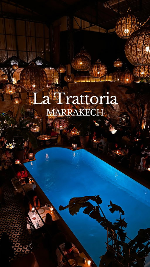A little hidden gem for a romantic dinner in Marrakech ✨ follow @travelcroats for more travel inspo🤍

📍 La Trattoria, Marrakech

👉 Comment “souk” and we’ll send you a link to our Morocco travel guide with ready-made itineraries, stays, cafés, and hidden gems we genuinely loved!