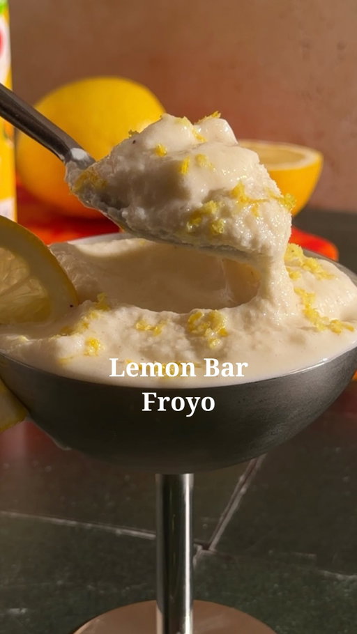 Lemon bar froyo but make it high protein using @premierprotein 🍋

Bright, zesty lemon with that not-too-sweet finish, it actually tastes like a treat.
30g of protein, 160 calories, no added sugar… this one’s a good one. #premierlemonbar #ad 

1 cup Greek yogurt 
Premier Protein Lemon Bar Shake (I used half)
2 tbsp honey 
1 peeled frozen lemon 
A few ice cubes 
Lemon zest and lemon wheel for garnish 

Blend all ingredients until smooth.