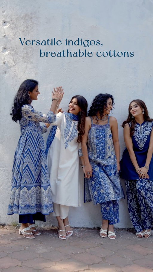 BIBA Indigo, has its own rhythm and when you wear it, you are bound to feel it too. 

Familiar yet vibrant, Indigo styles are made for daily wear, blending your summer plans with the coolness of indigo.

Find your favourites in-store & at biba.in

#bibaindia #biba #bibasummerstars #BIBASummer2026

[Women’s Wear India, Indian Outfits for Women, Indigo Suit Set, Indigo Women Wear]