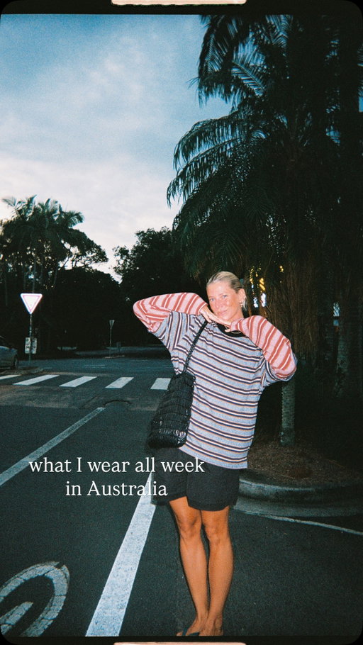What I wore all week in Australia. Happy to share outfit details in the comments 🌼✨