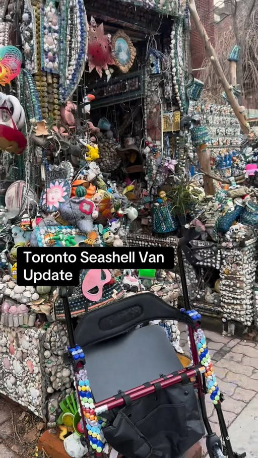 Toronto Seashell Van Update - Huge shout out to Richard from @richardandmarc for starting the gofundme and @rudan_brothers for repairing Albino’s roof for FREE #torontolife #toronto #torontoinsta #downtowntoronto #theannex