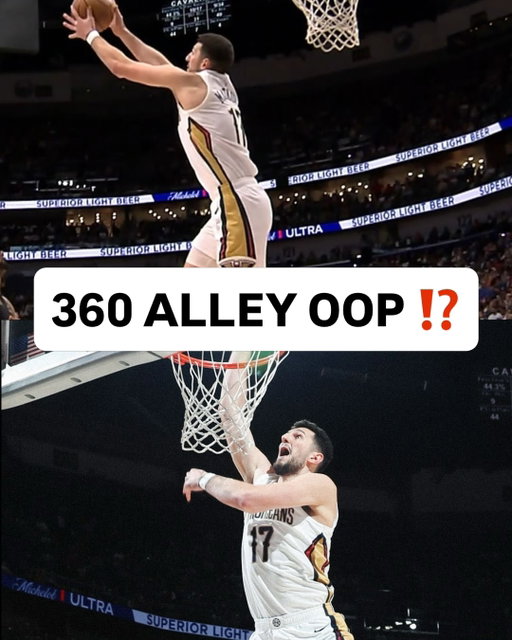 @karlo.matkovic caught the lob FACING AWAY from the basket and still finished 😤