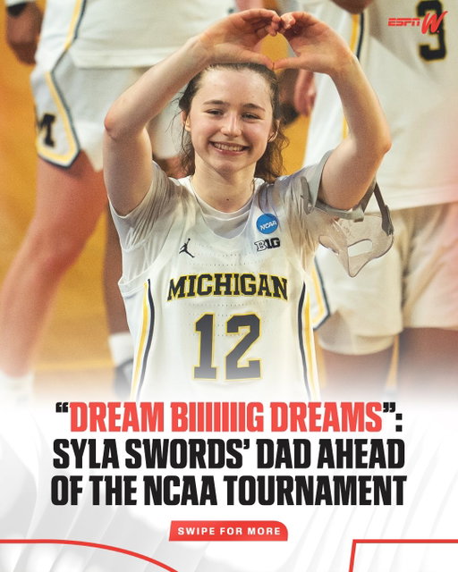 We asked Syla Swords’ family what they’d want to tell her as she plays in the NCAA tournament. Their messages of love and support did not disappoint 🥹