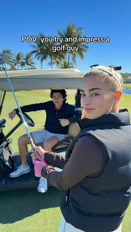 POV: you try and impress a golf guy @nicholas.estrada7 

My Outfit @travismathewwomens