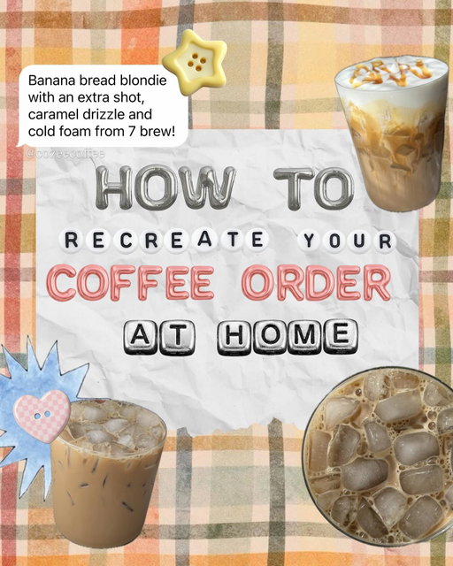 what’s your coffee shop order? here’s some of your go-to orders from 7Brew and Dutch Bros and how to make them at home 🫶🏼

#coffeeathome #7brewcoffee #icedcoffee #coffeecorner