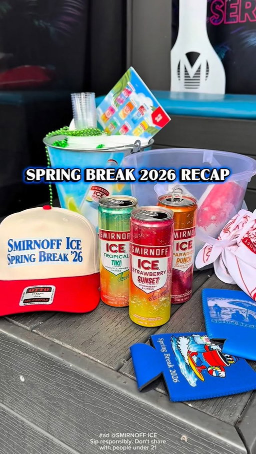 #ad @smirnoff Ice threw an unreal spring break party in Fort Lauderdale this year 🏖️

Sip responsibly. Don’t share w/ ppl under 21