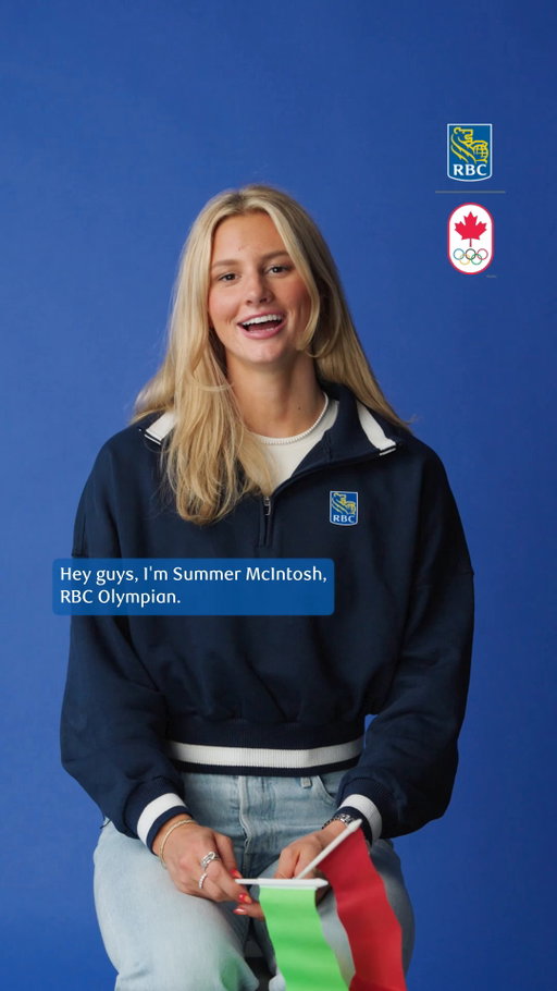 @summerrmcintosh will we see you celebrate with a cannonball in the future? 😂 Play “Red Flag, Green Flag” with #RBCOlympian, Summer McIntosh!