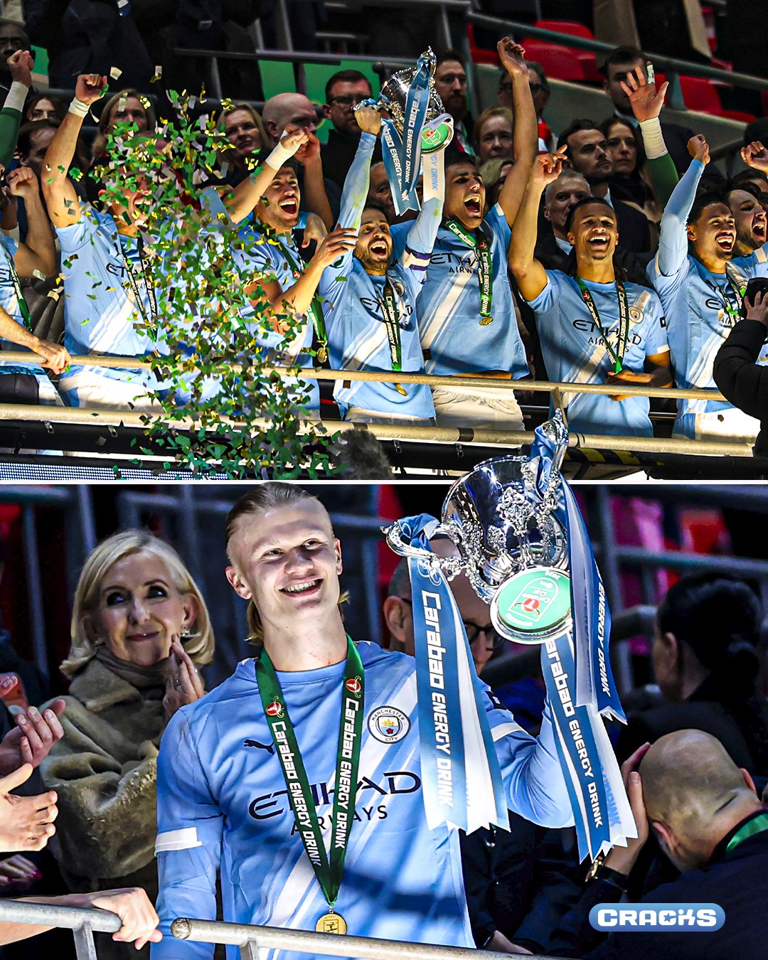 POR EL TRIPLETE NACIONAL. 🏆⏳⏳

Carabao Cup, en el bolsillo. ¡Van por la Premier League y por la FA Cup! Ya hizo esto en 2019. 

Solamente están fuera de la Champions. 😳