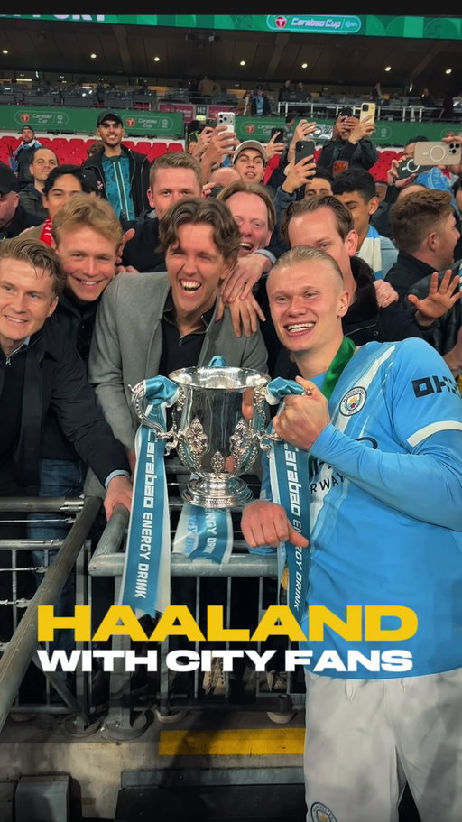 @erling x @mancity fans = chaos 🤣🤪