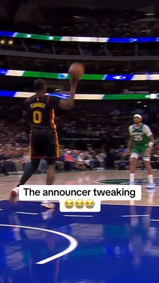 The announcer was going crazy 😂